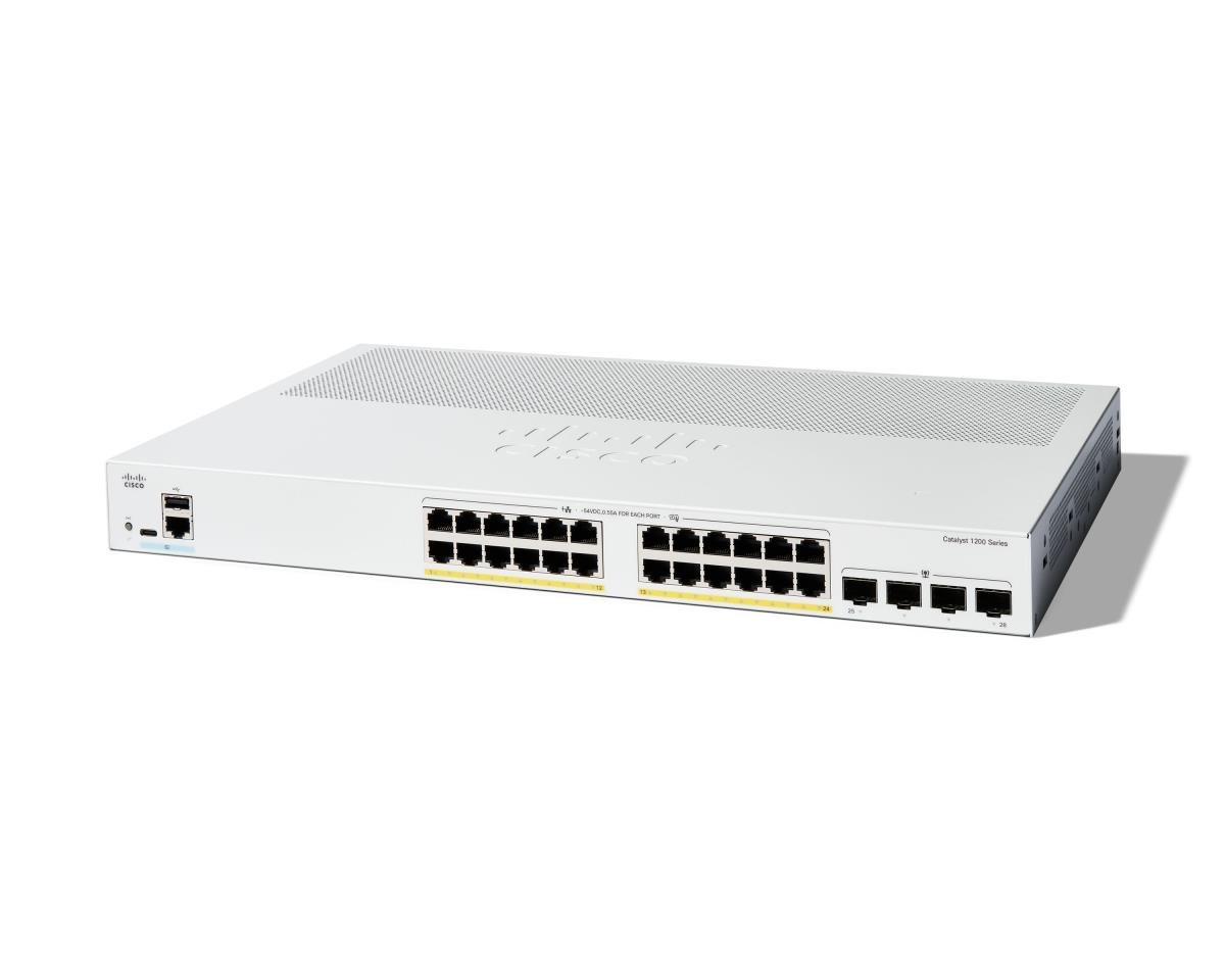 Catalyst 1200 24-port GE PoE 4x1G SFP