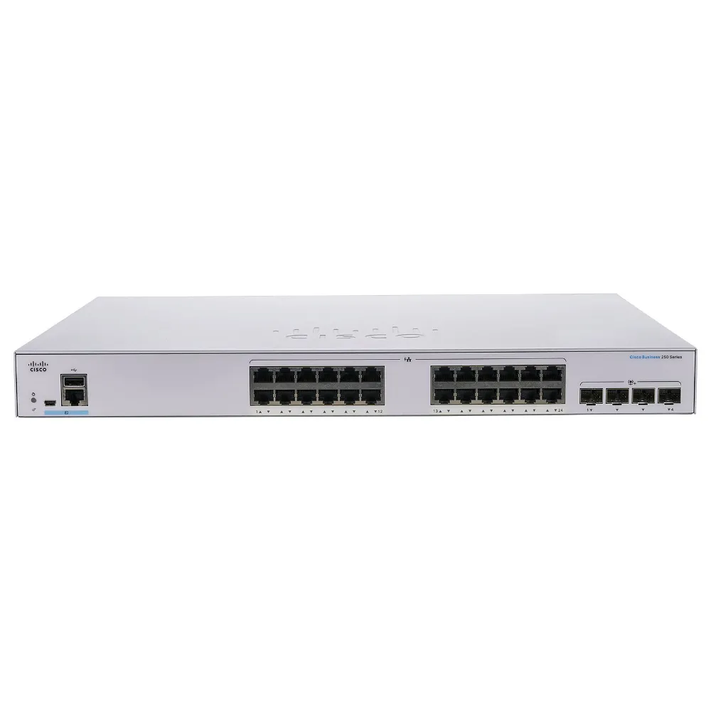 CBS250 SMART 24 PORT GE POE 4X1G SFP