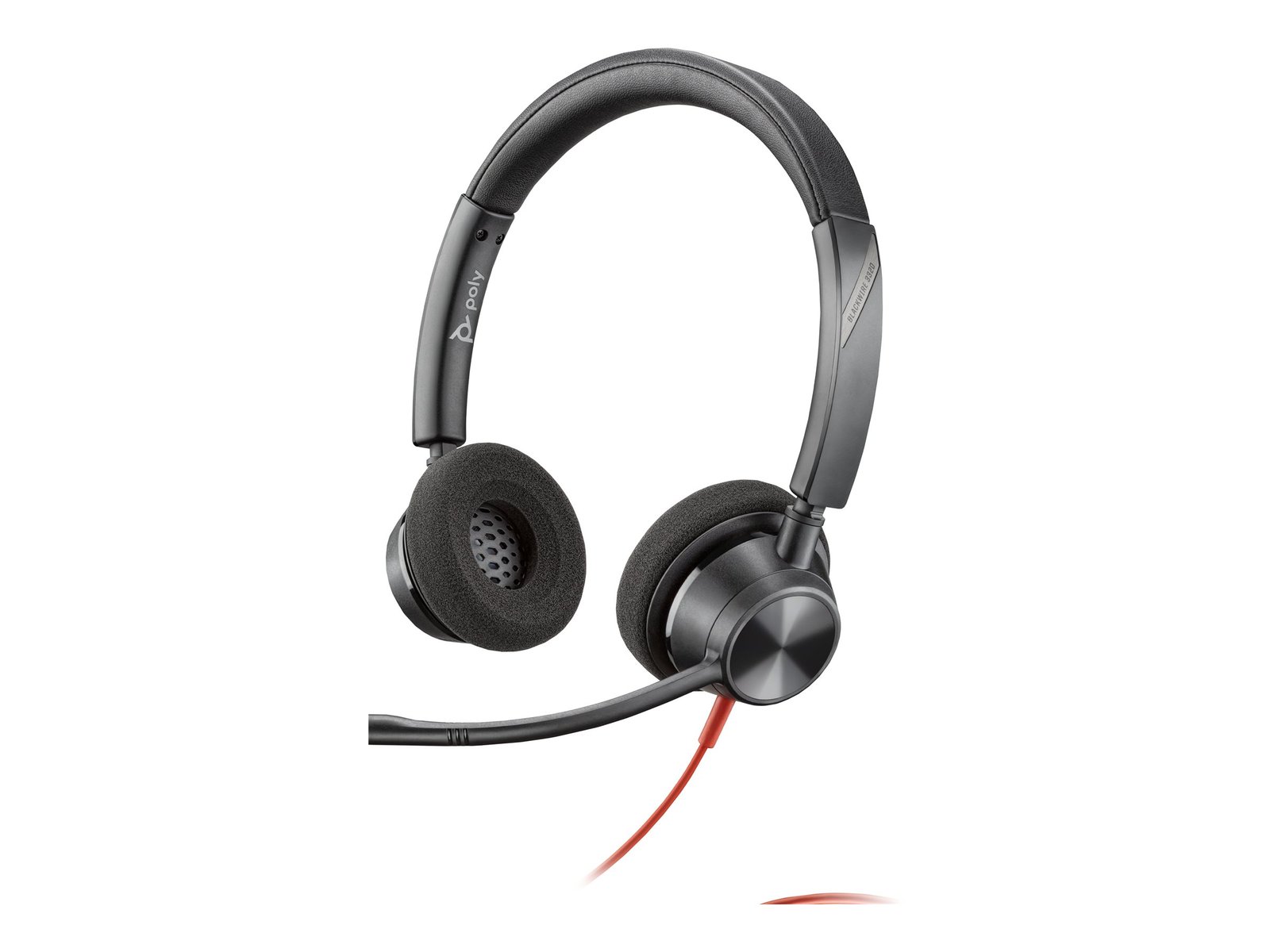 Auricular Poly Blackwire 3320 Stereo Microsoft Teams