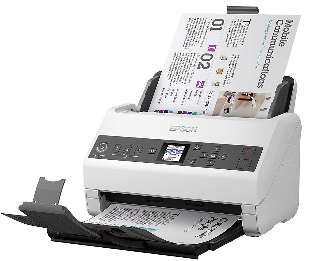 Escáner de superficie plana Epson DS-730N