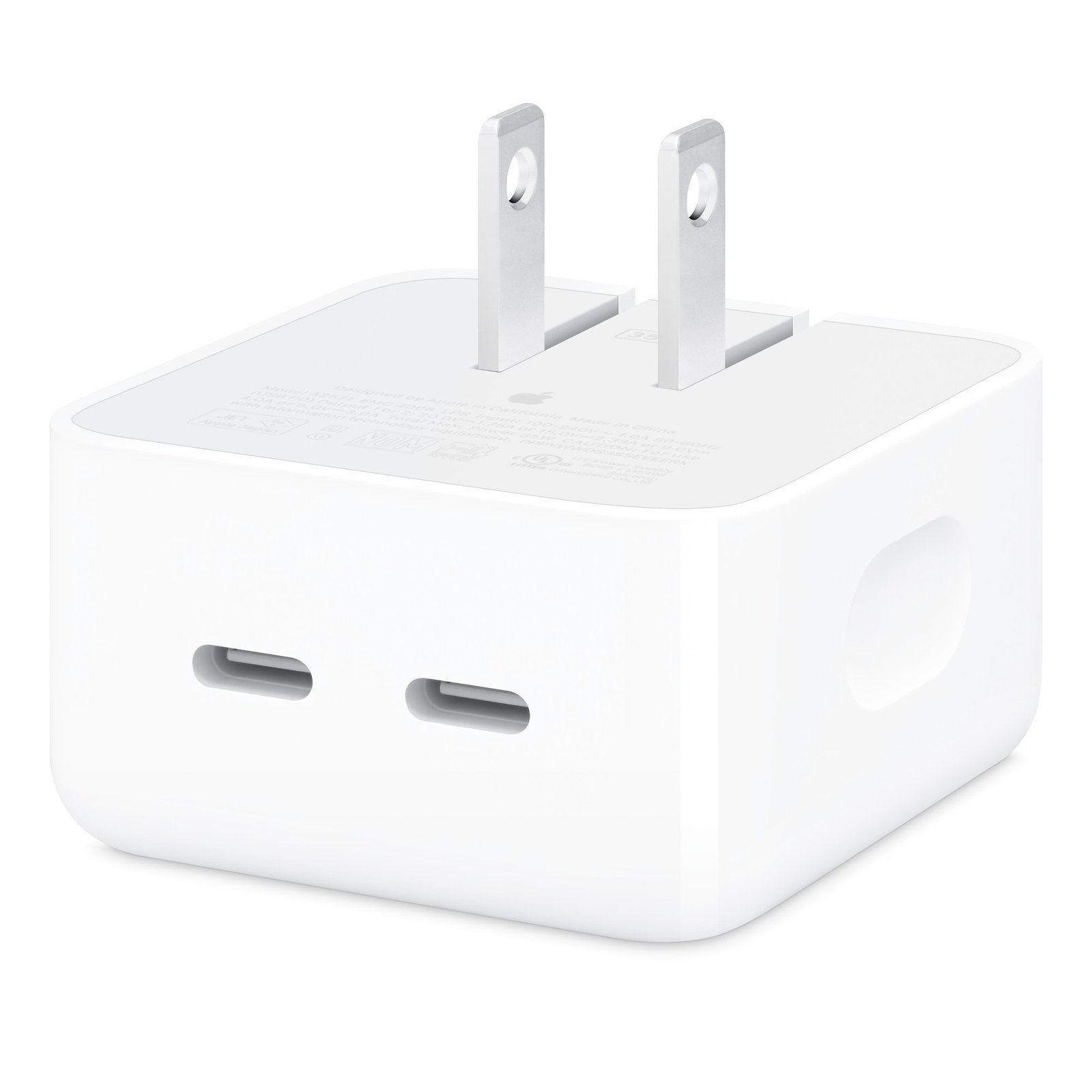 35W Dual USB-C Port Compact Power Adapte