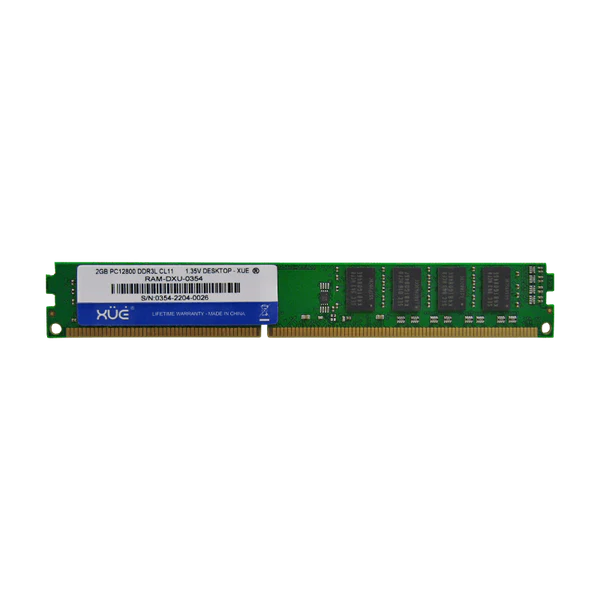 RAM PC DDR3L PC12800 2GB 1600MHZ CL11 1.5/1.35V DESKTOP XUE® Garantía 5 Años