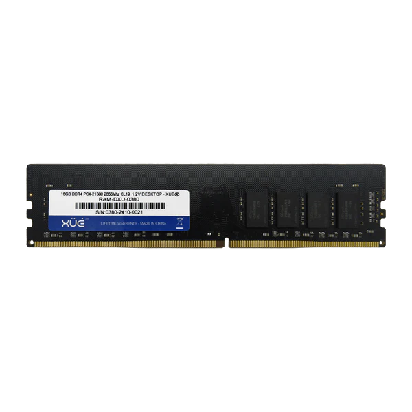 RAM PC DDR4 PC4-21300 16GB 2666MHZ CL19 1.2V 16C DESKTOP XUE® Garantía 5 Años