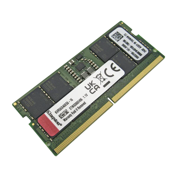 RAM DDR5 PC5-44800 16GB 5600MHZ CL46 1.1V LAPTOP KINGSTON KVR56S46BS8-16 Garantía 5 Años