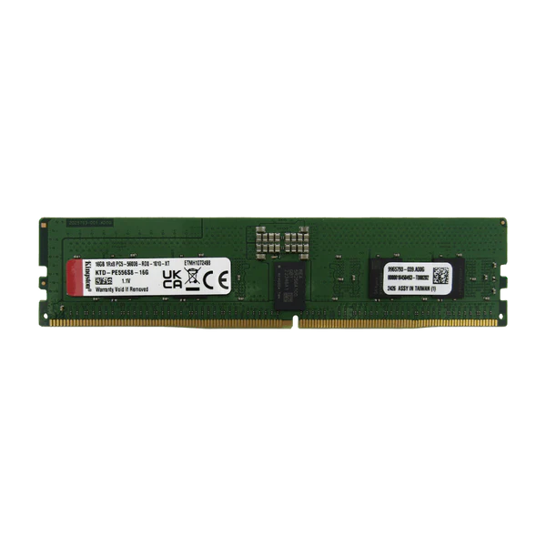 RAM SERV DDR5 PC5-44800 16GB 5600MHZ CL 46 ECC/REG 1.1V KINGSTON DELL KTD-PE556S8-16G Garantía 5 Años
