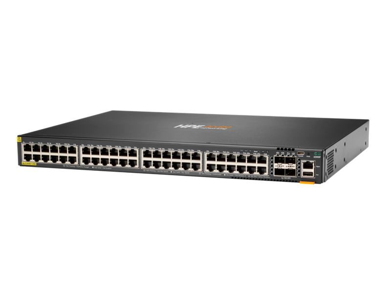Switch 48 puertos Gigabit POE 370W 4-SFP/SFP+ Aruba CX6200F