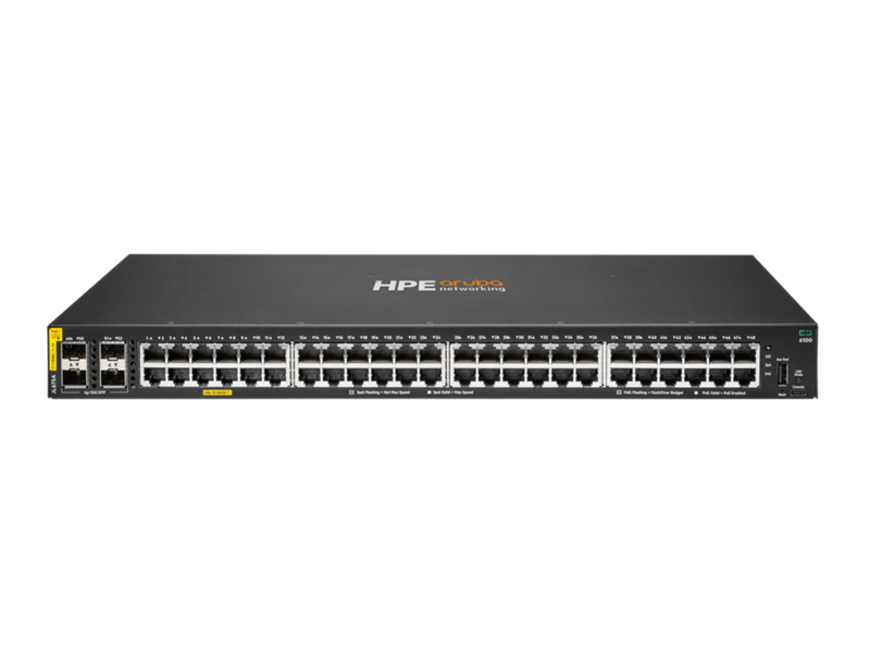 SWITCHING & ROUTING Switches ARUBA JL675A Aruba 6100 48G Class4 PoE 4SFP+ 370W Switch