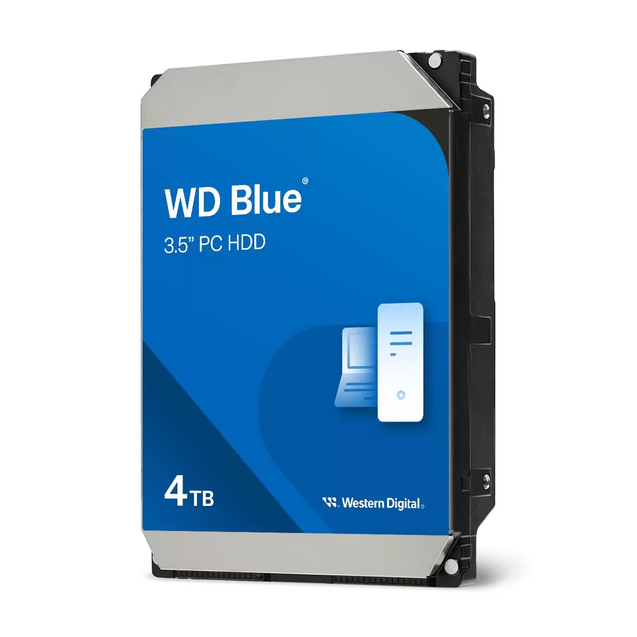 DISCO DURO SATA 3.5 4TB 5400RPM 256MB PC WD BLUE WD40EZAX Garantia 2 Años