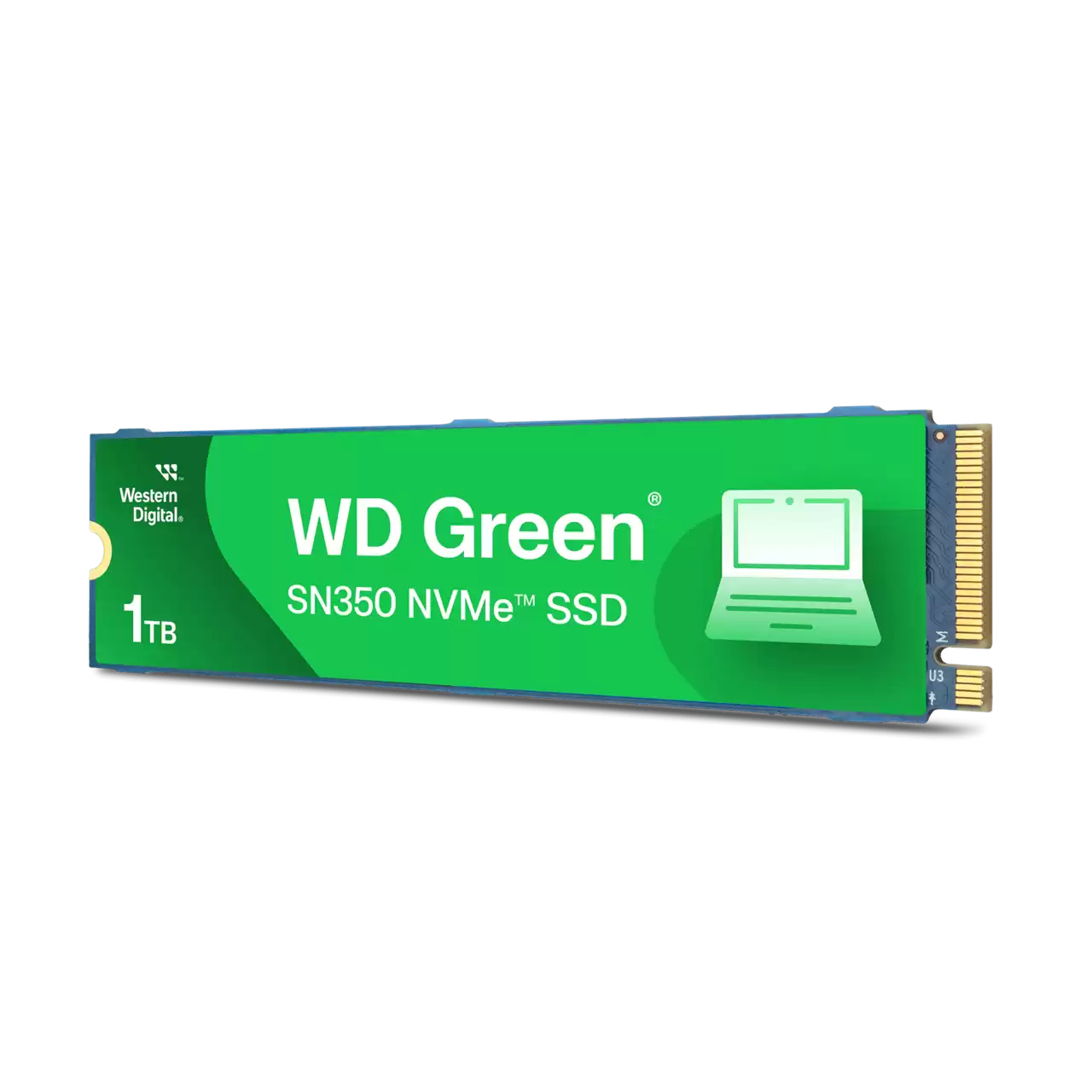 SSD PCI-E 3.0 M.2 2280 1TB NVME WD GREEN SN350 WDS100T2G0C R/W 3200 MB/S Garantía 3 Años