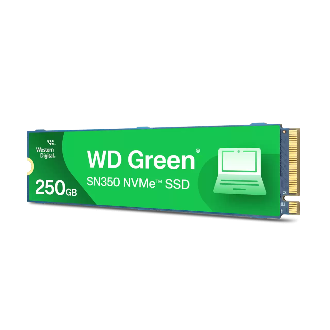 SSD PCI-E 3.0 M.2 2280 250GB NVME WD GREEN SN350 WDS250G2G0C Garantía 3 años