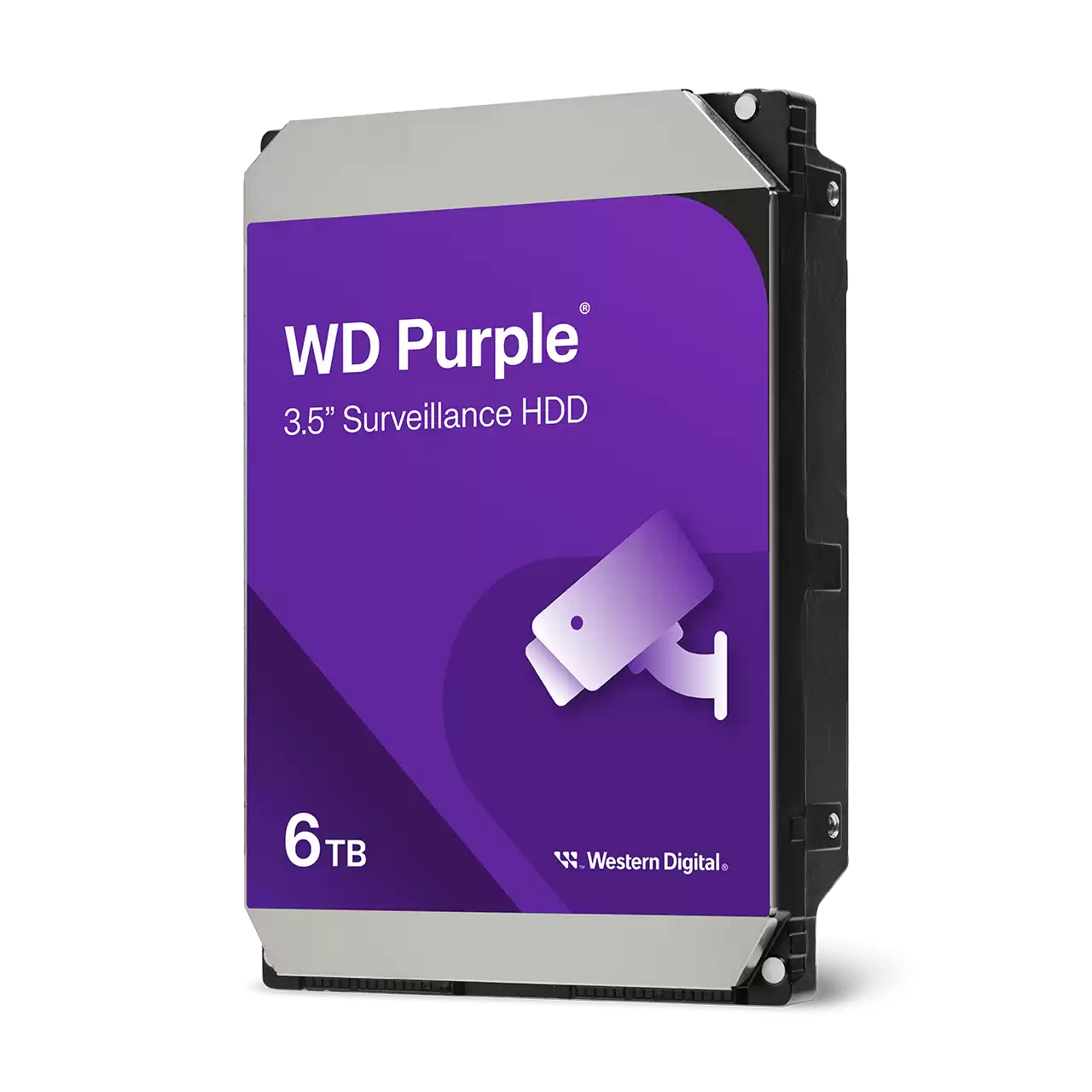 DISCO DURO SURV. SATA 3.5 6TB 5400RPM 256MB WD PURPLE WD64PURZ Garantía 3 Años